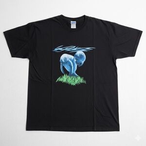 Vintage Black T-Shirt Manatee Graphic XXL